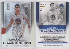2013-14 Panini Titanium Jersey Number /8 Nemanja Nedovic #128 Rookie RC