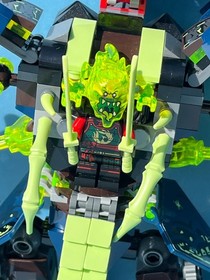 LEGO Ninjago Titan Mech Battle #70737 - Ghost Mech ONLY -Near Complete See Descp