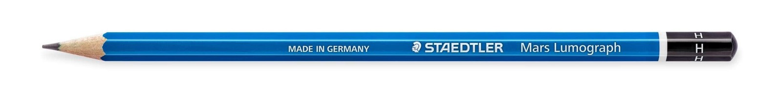 Графитовые карандаши STAEDTLER 100-H Mars Lumograph для рисования и скетчинга - H (коробка