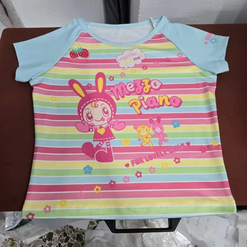 Camiseta Japonesa Dulce Kawaii Dibujos Animados Estampado Lunares Mujer Suelta Informal - Imagen 26 de 37