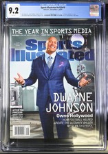 Sports Illustrated December 5 2016 Dwayne Johnson The Rock First Cover CGC 9.2