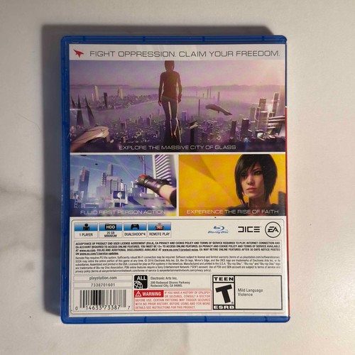 Mirror's Edge: Catalyst | PS4 | PlayStation 4 | Lot #3 | PRISTINE - Bild 3 von 3