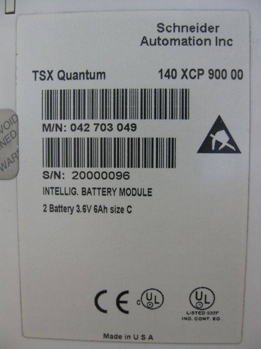 Módulo de batería Modicon TSX 140 XCP 900 00 140 XCP90000 - Imagen 2 de 5
