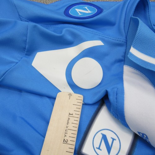 Macron Edinson Cavani Napoli Trikot XL blau Soccer Football Shirt Kragen SSC * - Bild 12 von 14