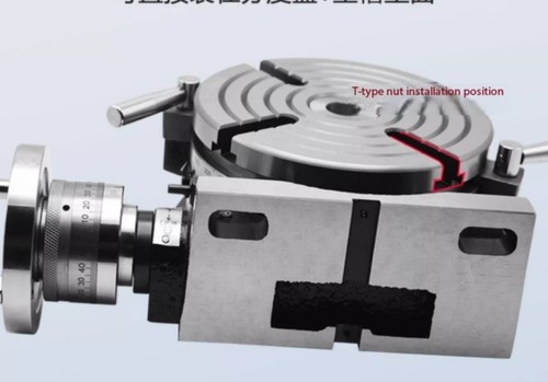 Milling Machine Indexing Disk Indexing Table Vertical and Horizontal Rotary Disk - Picture 12 of 21