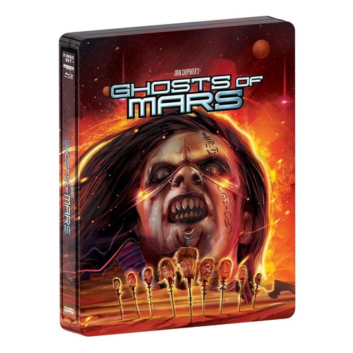 GHOSTS OF MARS SHOUT! EXCLUSIVE 4K ULTRA HD BLU-RAY STEELBOOK **NEW & SEALED!** - Picture 2 of 18