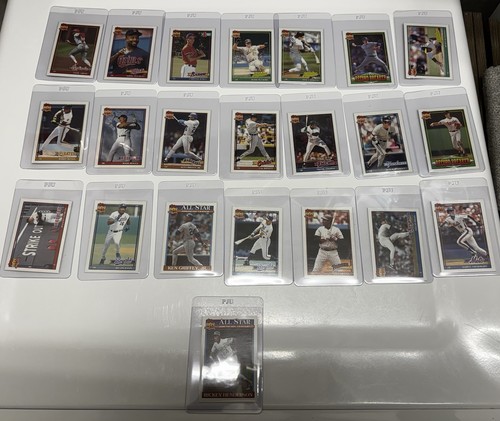 Lot of TOPPS Baseball Cards Ungraded- 1989-1996 - ROOKIE DEREK JETER AND MORE! - Picture 5 of 18