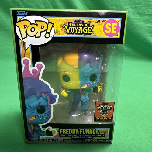 Funko Pop! Funtastic Voyage Black Light Freddy Funko come due facce 500 pezzi - Foto 2 di 12