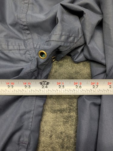 Ducks unlimited Jacket Mens Large Blue Pullover 1/2 snap Windbreaker And Hat - Picture 7 of 21