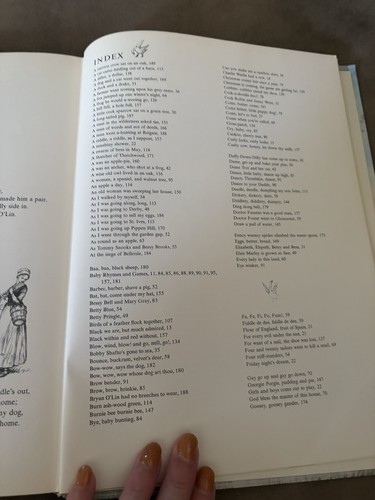 Marguerite de Angelo’s Book Of Nursery And Mother Goose Rhymes, 1954 Vintage Ed. - Picture 9 of 9
