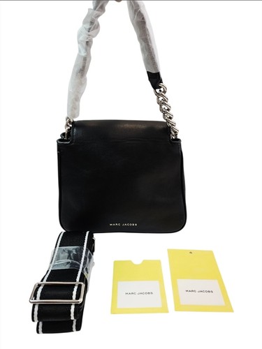 MARC JACOBS The J Marc Chain Satchel in Black Crossbody Bag NWT - Picture 9 of 22