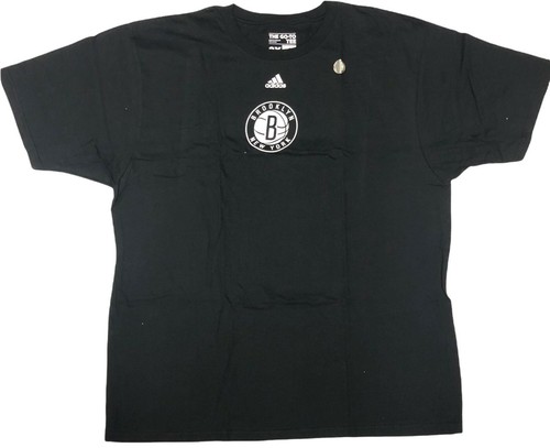 Adidas Brooklyn Nets GO-TO Herren Kurzarm T-Shirt Schwarz 2X