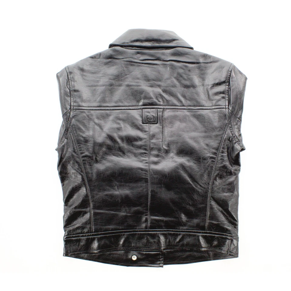 Chaqueta Juicy Couture, Etiqueta Negra Para Mujer Suave Brillante Recortada Arruga Foto 2 de 4