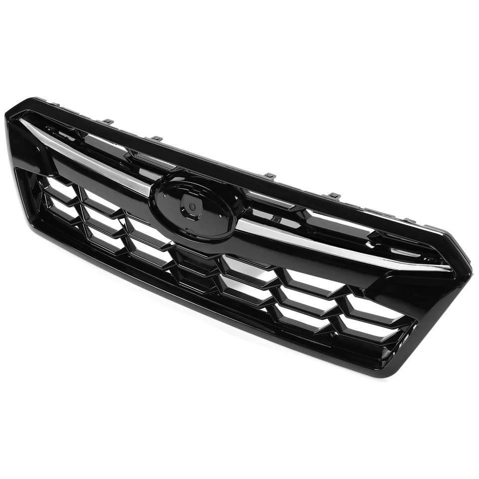 Conjunto de parrilla superior delantera negra para Subaru Crosstrek 2018 2019 2020 91123FL170 Foto 2 de 4