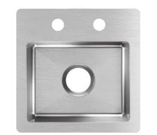 Elkay Crosstown 15 in. Drop in/Undermount Single Bowl Stainless Steel 20 G