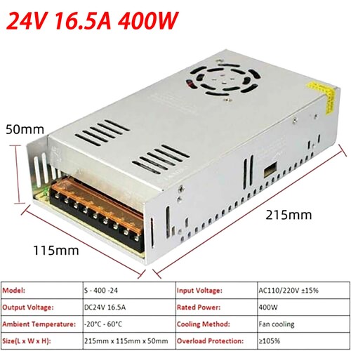 Regulated Switching Power Supply 3V 5V 9V 12V 18V 24V 36V 48V Universal PSU DC - Picture 140 of 169