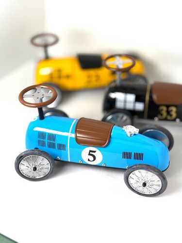 Retro Ride-on Racing Die Cast Mini Racer Model by J@Skull Racing Car Model 6" - Picture 20 of 33