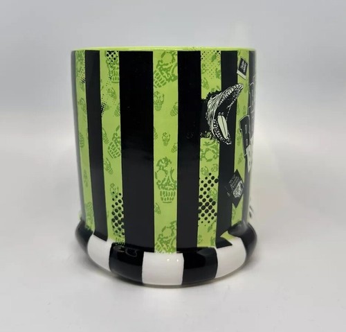 Tazza da caffè Beetlejuice 3D ceramica Beetlejuice Sandworm manico scolpito NUOVA - Foto 5 di 7