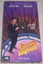 The Glenn Miller Story VHS Video James Stewart June Allyson