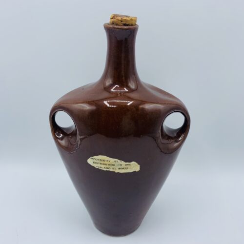 Vintage Staropolski Delicious Polish Mead Bottle With Cork Ceramic Ale Mead Jug - Picture 2 of 10