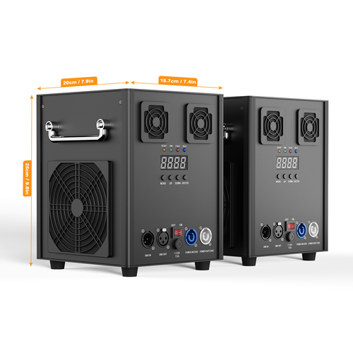 1/4PCS Cold Spark Machine 700W DMX Stage Firework Machine Wedding W/Flight Case - Picture 10 of 28