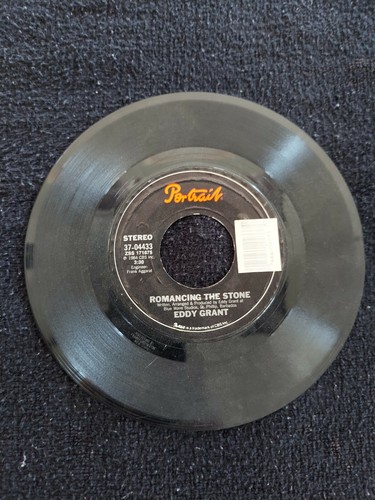 Romancing The Stone/My Turn to Love You- Eddy Grant 45 LP vinyl  - Picture 2 of 2