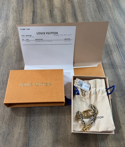 Louis Vuitton Every Day Chain Bracelet M00622