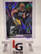 2023 Panini Phoenix - Rookies Purple Seismic #146 Lukas Van Ness /125 (RC)