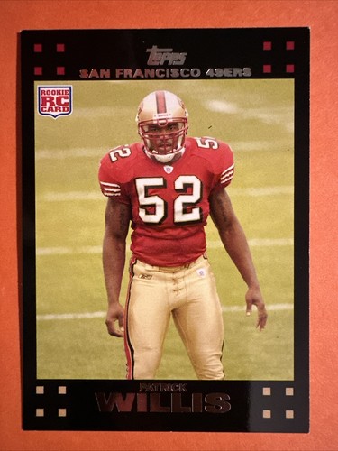 2007 Topps Football #362 Patrick Willis Rookie Card 49ers HOF! - Foto 1 di 2