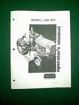 WOODS MOWER DECK L306 B27 FOR BOLENS ISEKI TRACTORS 272 274 2702 2704 MANUAL EBay