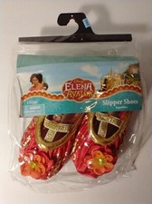 Girls Disney ELENA OF AVALOR Costume SLIPPER SHOES OSFM 7-11 NEW 