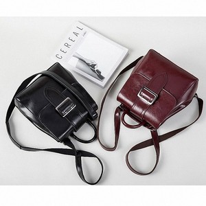 Convertible-Real-Leather-Small-Mini-Backpack-Rucksack-Shoulder-bag-Purse-Satchel