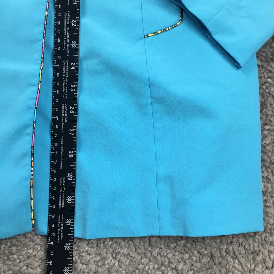 Dialogue Mujer Pantalones Traje Talla 10 Azul Forrado Bolsillos Abotonados Cuello Muescas Nuevo con Etiquetas Foto 3 de 4