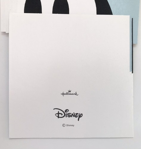 Juego de 10 sobres de tarjetas de notas en blanco Hallmark de Mickey Mouse brillo azul - Imagen 6 de 9