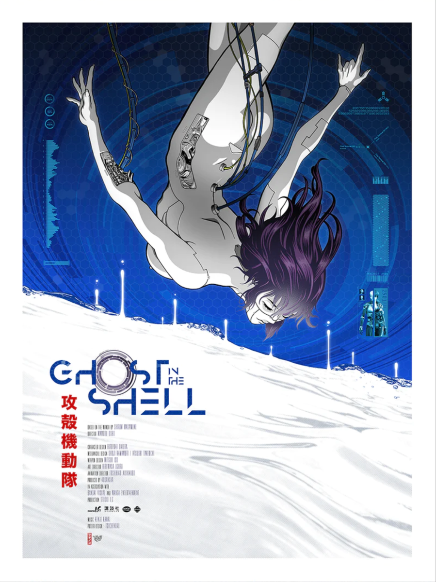 Ghost In The Shell Art Print Japanese Anime Poster Mondo
