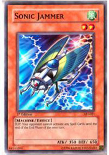 Sonic Jammer - AST-021 - Common - 1st Edition NM YuGiOh! Ancient Santuary - AST - Picture 1 of 1