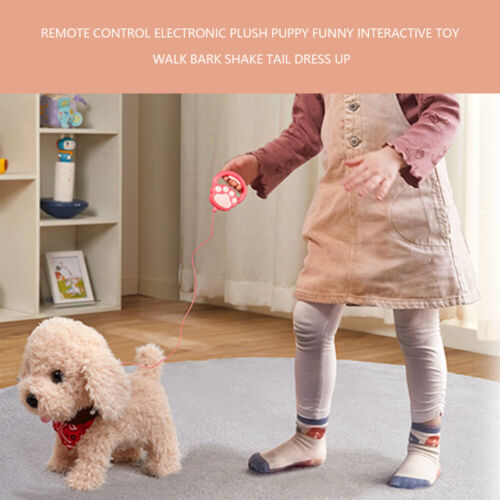 Electronic Laufender Hund mit Sound Kuscheltier Beige Plüschhund Kinderspielzeug - Bild 10 von 24