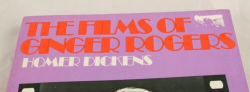 Vintage The Films Of Ginger Rogers By Dickens (1980 Paperback) 1st Ed Book G30 - Picture 2 of 12