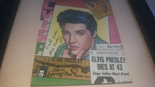 "Cuadro enmarcado conmemorativo de Elvis Presley 10"" X 12""" - Imagen 4 de 12
