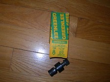 GREENLEE Model 730  11/16" Round Radio Chassis Knockout Punch 500 2410.8 -3 Pc 