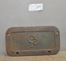 CP Central Pneumatic machine cover plate cast iron industrial steampunk G4
