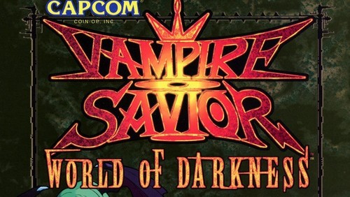 Vampire Savior World Of Darkness Arcade FLYER Original Nuevo de Lote Antiguo Videojuego Arte - Imagen 2 de 4