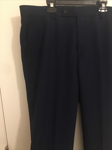 Egara Orange mens navy dress pants 36/42 - Imagen 3 de 11