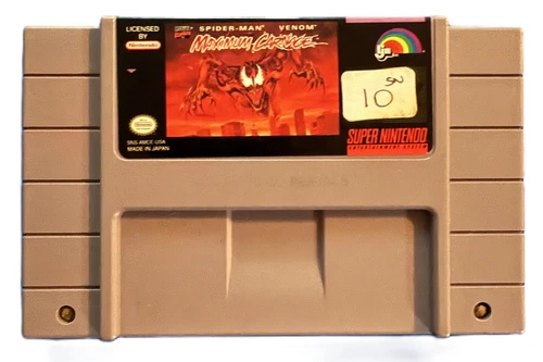 Spider-Man and Venom Maximum Carnage Nintendo SNES Authentic Tested