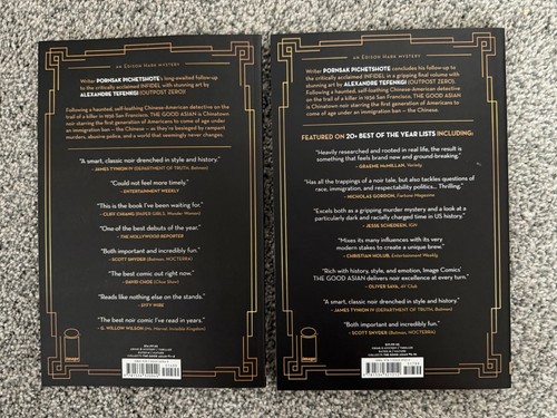 THE GOOD ASIAN VOL 1 & 2 TPB PAPERBACK SET - IMAGE - COMPLETE STORY - Imagen 2 de 2