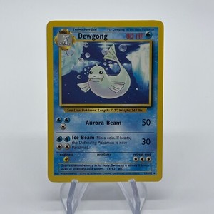 Dewgong 25/102 - Uncommon 1999 English Base Set Pokemon Card - Near Mint & LP