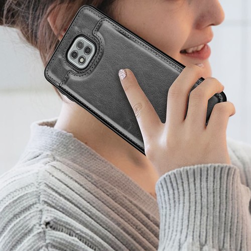 For Motorola Moto G Power/G Play/G Stylus 2021 Case Leather Wallet Card Stand - Zdjęcie 19 z 29