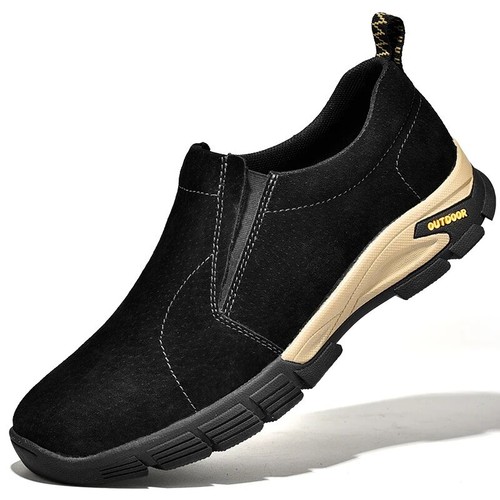 Zapatillas informales sin cordones cómodas para caminar planas al aire libre de alta calidad para hombre - Imagen 21 de 21