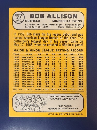 Tarjetas de béisbol Topps 1968 completan tu conjunto que elijas #231 - 345 - Imagen 207 de 227