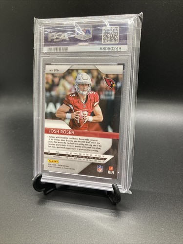 2018 Panini Prizm #206 Josh Rosen Rookie Card PSA 9 Mint Cardinals Browns - Picture 11 of 12